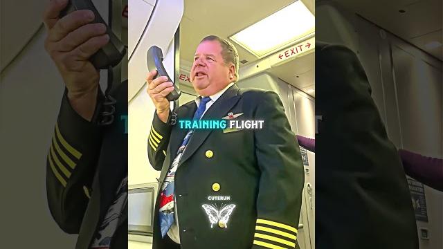 Pilot's emotional speech at his last flight Pilot's emotional speech at his last flight