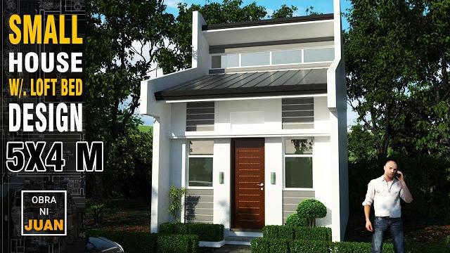 Small house design loft bed- 5 x 4 meters Small house design loft bed- 5 x 4 meters