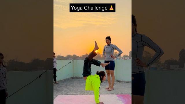 Yoga challenge .#short Yoga challenge .#short