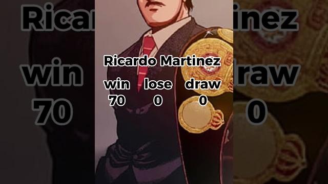 Ricardo martinez vs takeshi sendo #hajimenoippo Ricardo martinez vs takeshi sendo #hajimenoippo