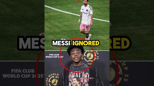 Messi ignored ishowspeed when he tried to meet him Messi ignored ishowspeed when he tried to meet him