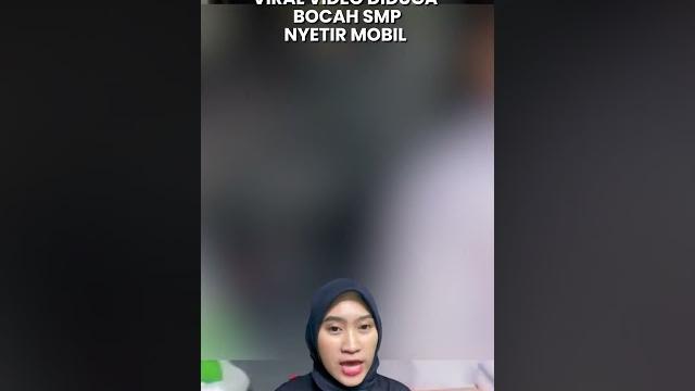 Viral diduga bocah smp pamer video nyetir mobil Viral diduga bocah smp pamer video nyetir mobil