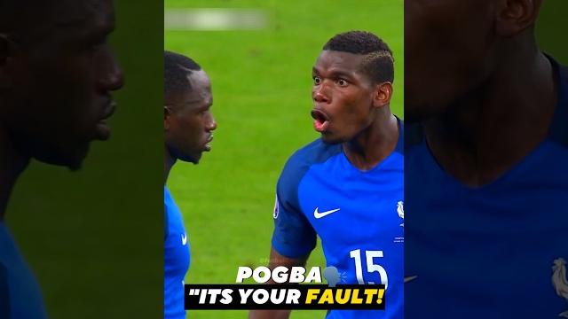 Pogba vs teammates Pogba vs teammates