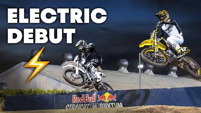 Electric dirt bike debut at red bull straight rhythm Electric dirt bike debut at red bull straight rhythm