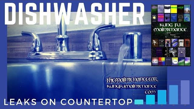 How to stop dishwasher leaking water from sink counter top air gap when running plus draining How to stop dishwasher leaking water from sink counter top air gap when running plus draining
