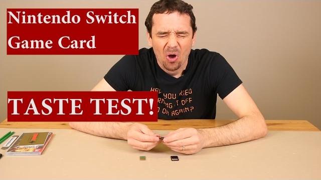 Nintendo switch game card teardown & taste test Nintendo switch game card teardown & taste test