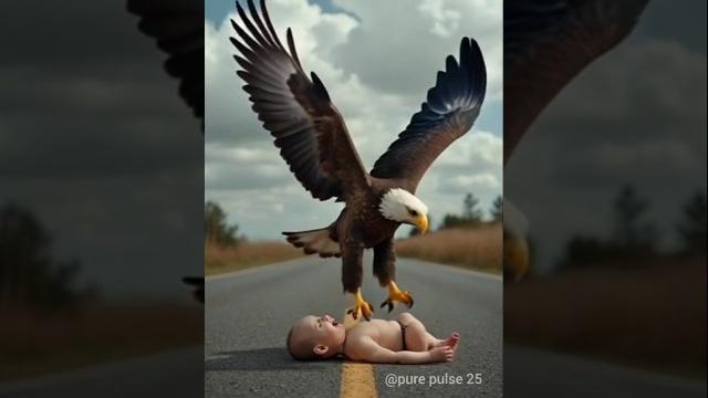 Omg eagle attack on baby Omg eagle attack on baby