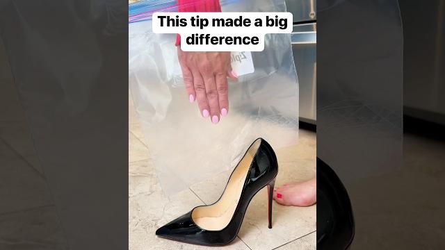 I use ice to help stretch out my high heels #heels #stiletto #shoes #fashiontip #feet I use ice to help stretch out my high heels #heels #stiletto #shoes #fashiontip #feet