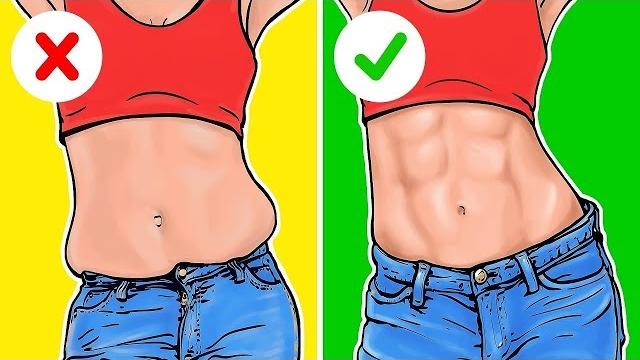 7 простых упражнений для плоского живота и осиной талии 7 простых упражнений для плоского живота и осиной талии