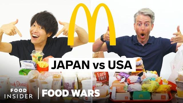 Us vs japan mcdonald's | food wars | food insider Us vs japan mcdonald's | food wars | food insider