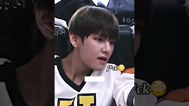 He said f*ck?! #taekook #vkook #kookv #shorts He said f*ck?! #taekook #vkook #kookv #shorts