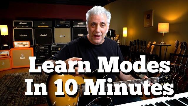 The fastest way to learn modes The fastest way to learn modes