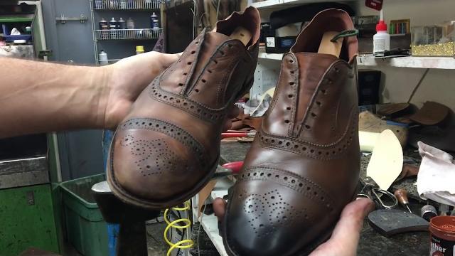 Allen edmonds shoe restoration - bedo's leatherworks #82 Allen edmonds shoe restoration - bedo's leatherworks #82