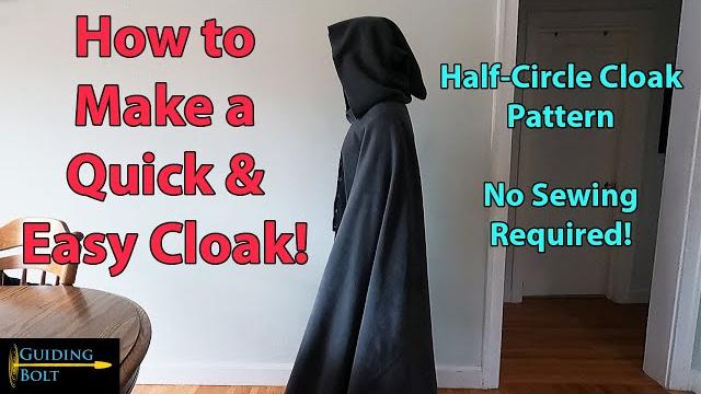 How to make a cloak - no sewing required! How to make a cloak - no sewing required!