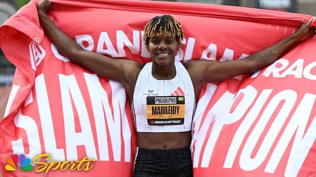 Marileidy paulino takes command to sweep long sprints at grand slam track philadelphia | nbc sports Marileidy paulino takes command to sweep long sprints at grand slam track philadelphia | nbc sports