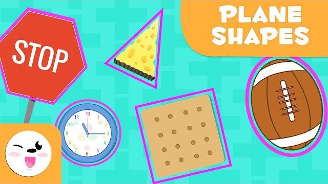 Geometric plane shapes for kids - primary vocabulary Geometric plane shapes for kids - primary vocabulary