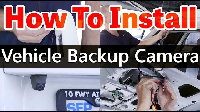 How to - back up camera installation How to - back up camera installation