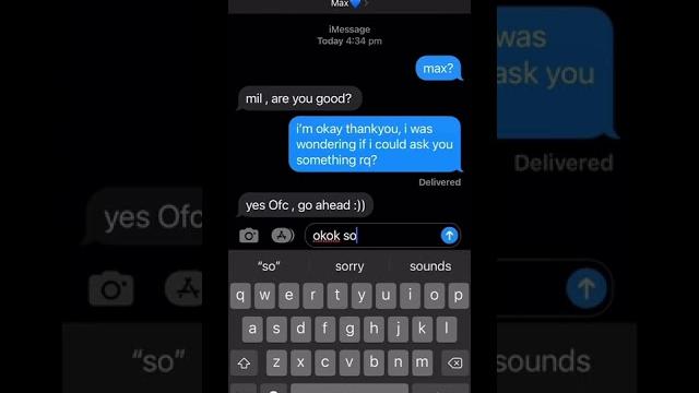 Telling my crush i like him video by milsaysjogon #shorts Telling my crush i like him video by milsaysjogon #shorts