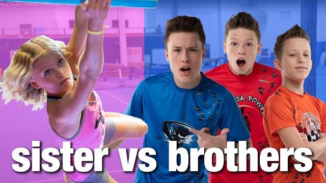 Can a sister beat her older brothers in 18 challenges? Can a sister beat her older brothers in 18 challenges?