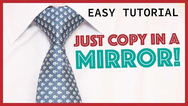 How to tie-a-tie - full windsor (slowly mirrored) - easy! How to tie-a-tie - full windsor (slowly mirrored) - easy!