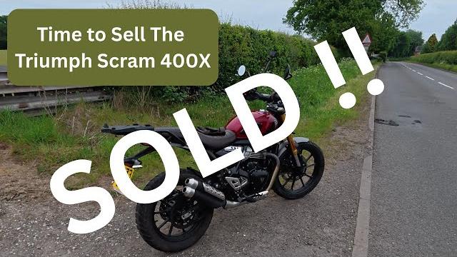 Sold - triumph scrambler 400x, but what price? and what is the next bike for the channel? Sold - triumph scrambler 400x, but what price? and what is the next bike for the channel?