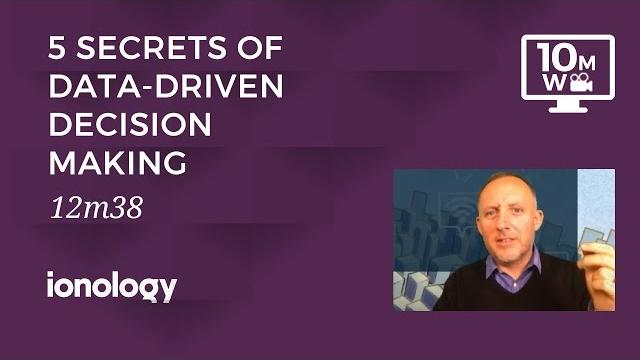 The 5 secrets of data driven decision making The 5 secrets of data driven decision making