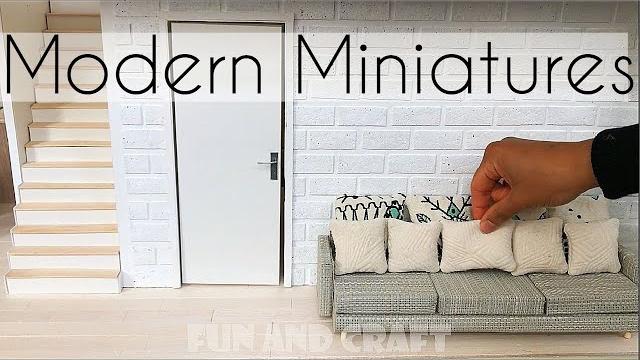 Diy: modern 3 bedroom miniature house Diy: modern 3 bedroom miniature house