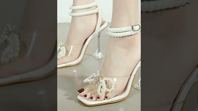 Transparent heel sandals Transparent heel sandals