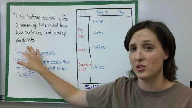 How to take cornell notes How to take cornell notes