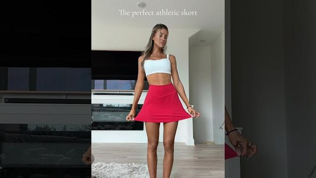 Amazon athletic tennis skirt - built in shorts and the perfect length! #amazonfashion #activewear Amazon athletic tennis skirt - built in shorts and the perfect length! #amazonfashion #activewear