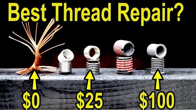 Best damaged thread repair? let’s settle this! heli coil, time-sert, e-z lok, jb weld, hhip, loctite Best damaged thread repair? let’s settle this! heli coil, time-sert, e-z lok, jb weld, hhip, loctite