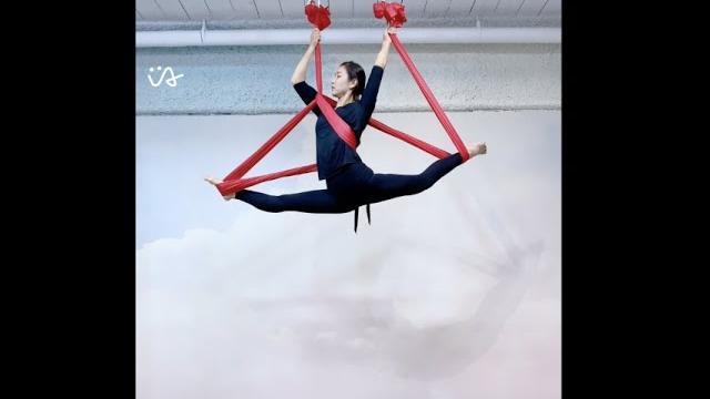 空中瑜伽 中高階 綁腳 弓箭手 分腿 - vanessa 玩泥沙 空中瑜伽 中高階 綁腳 弓箭手 分腿 - vanessa 玩泥沙
