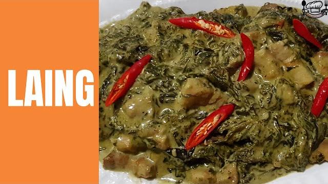 Dried taro leaves in coconut milk | laing Dried taro leaves in coconut milk | laing