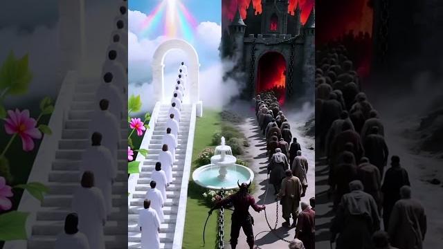 Heaven and hell are just one step away#relaxingmusic #healingvibes #slowliving #nature #shorts Heaven and hell are just one step away#relaxingmusic #healingvibes #slowliving #nature #shorts