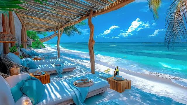 Tropical bossa nova jazz - music at an outdoor beach bar ambience and smooth sound of ocean waves Tropical bossa nova jazz - music at an outdoor beach bar ambience and smooth sound of ocean waves