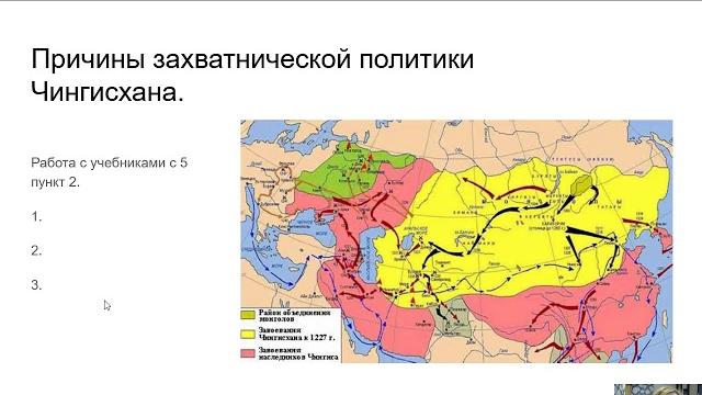 Монгольская империя, 6 класс Монгольская империя, 6 класс