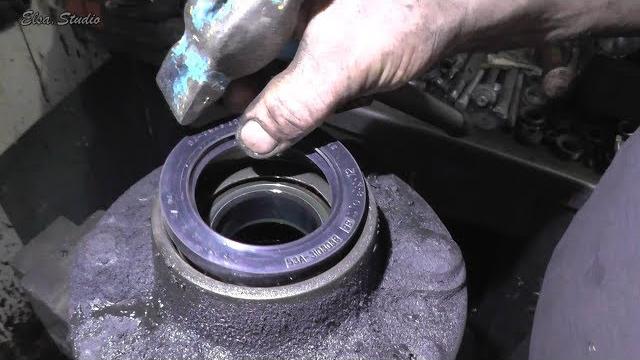Замена сальника задней ступицы газ газель Замена сальника задней ступицы газ газель