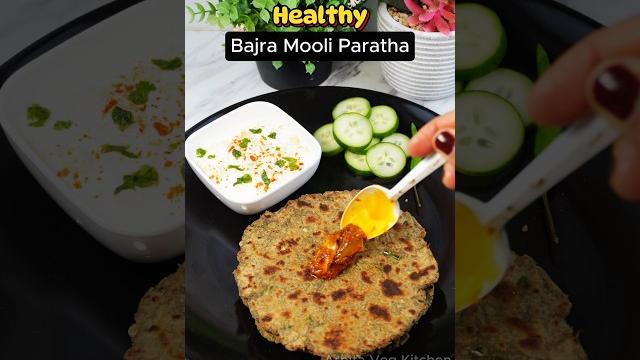 Bajra mooli paratha | paratha recipe | #paratha #shorts #shortsfeed #ytshorts #healthy #food Bajra mooli paratha | paratha recipe | #paratha #shorts #shortsfeed #ytshorts #healthy #food