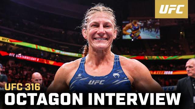 Kayla harrison octagon interview | ufc 316 Kayla harrison octagon interview | ufc 316