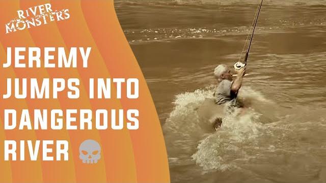 This fish is human sized! | river monsters #shorts This fish is human sized! | river monsters #shorts