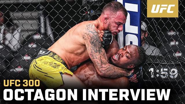 Renato moicano octagon interview | ufc 300 Renato moicano octagon interview | ufc 300