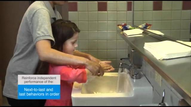 Chaining hand washing - autism therapy video Chaining hand washing - autism therapy video