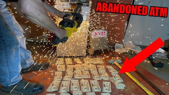 Breaking into 4 abandoned atm machines and this is how much money was found inside... Breaking into 4 abandoned atm machines and this is how much money was found inside...