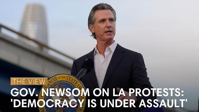 Gov. newsom: 'democracy is under assault' | the view Gov. newsom: 'democracy is under assault' | the view