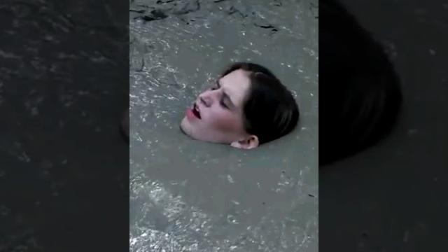 Suspense story: girl sinking in quicksand | death is near | mud girl#survival #adventure #quicksand Suspense story: girl sinking in quicksand | death is near | mud girl#survival #adventure #quicksand