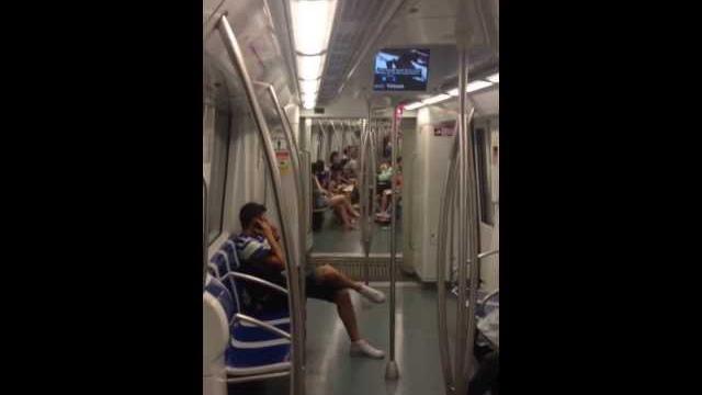Barcelona metro ride Barcelona metro ride