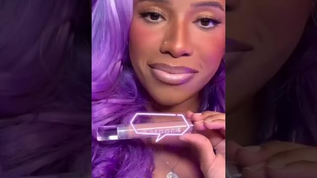 Baddie b lashes lip gloss try on Baddie b lashes lip gloss try on