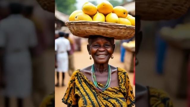 Indian grandma carrying basket of mangoes on her head #mangomagic #mangolovers #freshmango #mang Indian grandma carrying basket of mangoes on her head #mangomagic #mangolovers #freshmango #mang