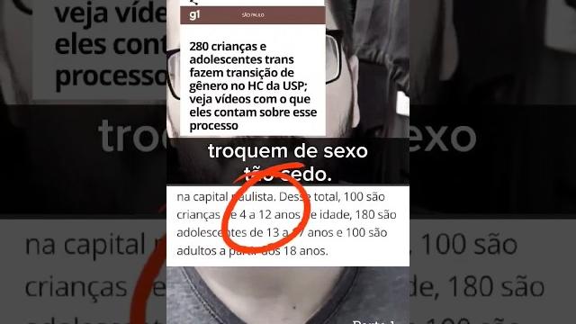 Crianças trocando de sexo e o posicionamento de personagens bíblicos na contramão do mundo. #shorts Crianças trocando de sexo e o posicionamento de personagens bíblicos na contramão do mundo. #shorts