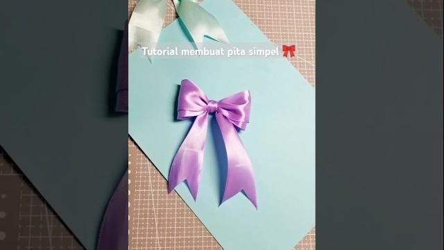 Tutorial for making simple and beautiful ribbons | easy ribbons craft #diy #craft #shorts #trending Tutorial for making simple and beautiful ribbons | easy ribbons craft #diy #craft #shorts #trending